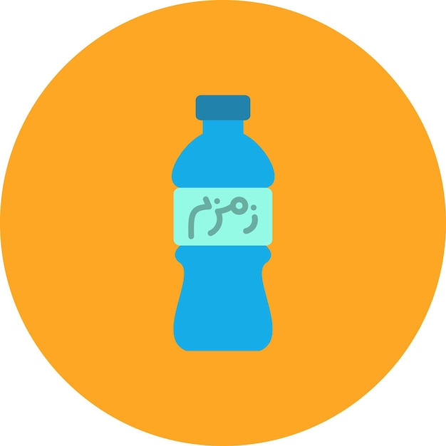 una imagen de una botella de agua con la palabra t en ella