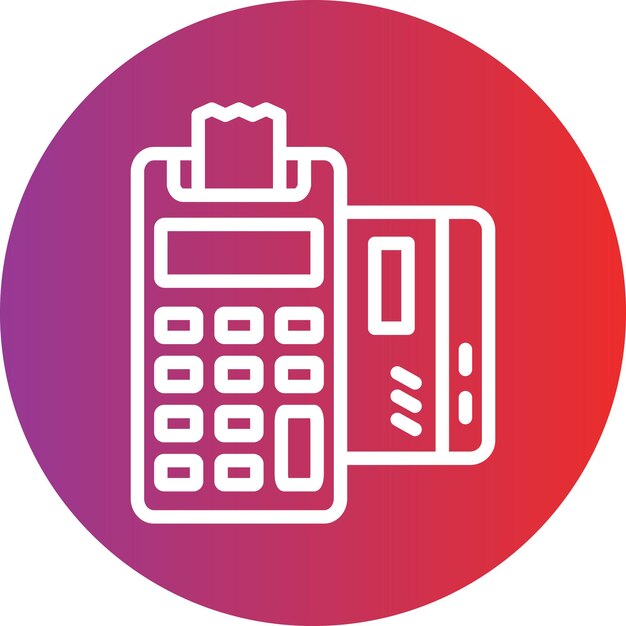 una imagen de color blanco y rosa de un teléfono con un fondo rojo y púrpura
