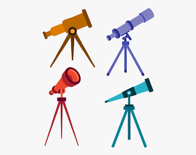 Imagen a color del telescopio de dibujos animados