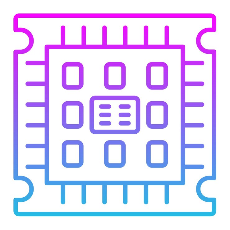 Vector una imagen colorida de una calculadora con un fondo azul y rosa