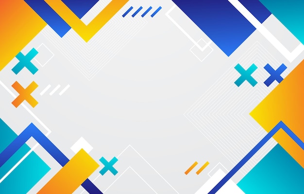 una imagen colorida de un fondo colorido con un diseño azul y naranja