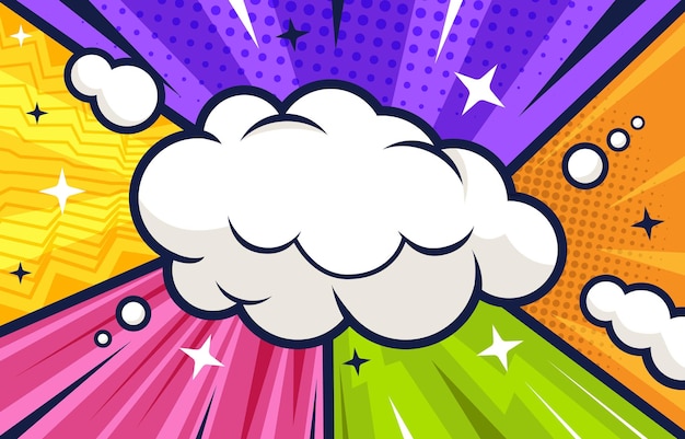 una imagen colorida de una nube con la palabra nube en ella