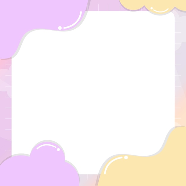 una imagen colorida con nubes y un lugar para el texto
