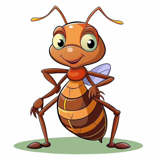 una imagen de dibujos animados de una abeja con alas púrpuras y una mariposa púrpura en el frente