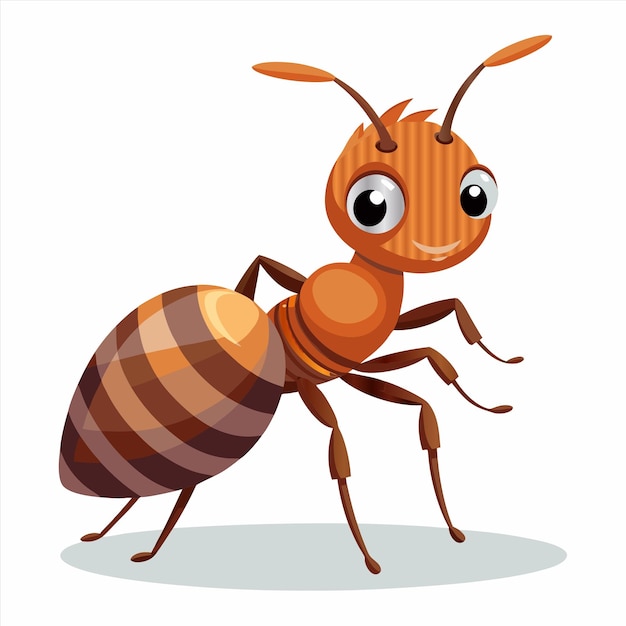 una imagen de dibujos animados de una abeja con una cara y ojos y una nariz