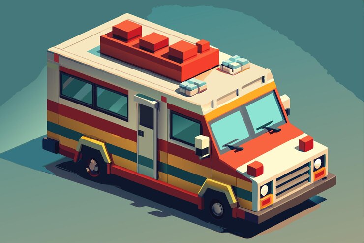 Vector una imagen de dibujos animados de un autobús con la puerta abierta