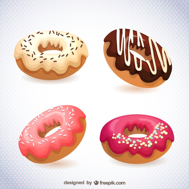 Imagen donuts formato vectorial