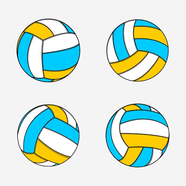 Vector imagen e ilustración del vector de la pelota de voleibol