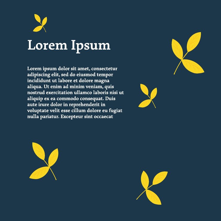 imagen elegante con texto y hojas de otoño
