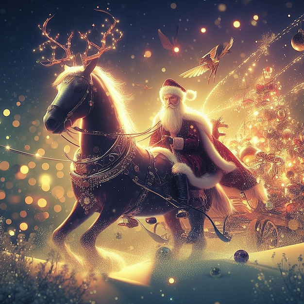 Vector imagen de fondo de pantalla de ilustración de vector de escena de árbol de jesús cristiano de navidad festiva de moda