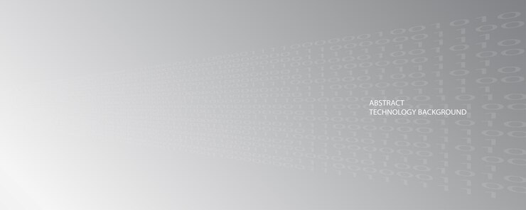 Vector imagen de fondo de tecnología gris y blanca diseño de línea para conexiones de comunicación en digital