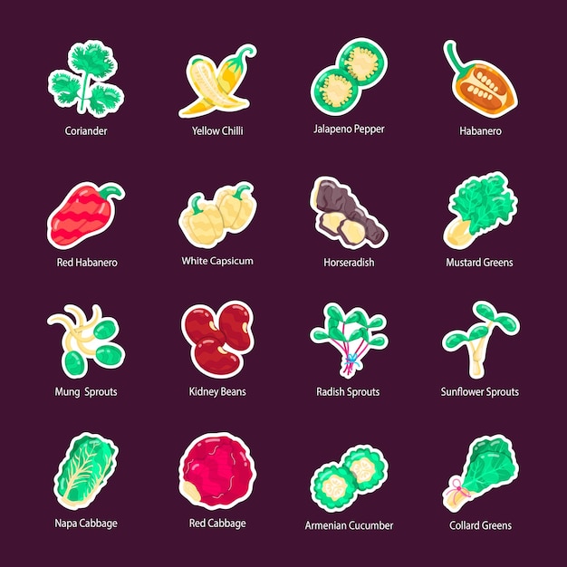 una imagen de frutas y verduras con la palabra verduras en ellas