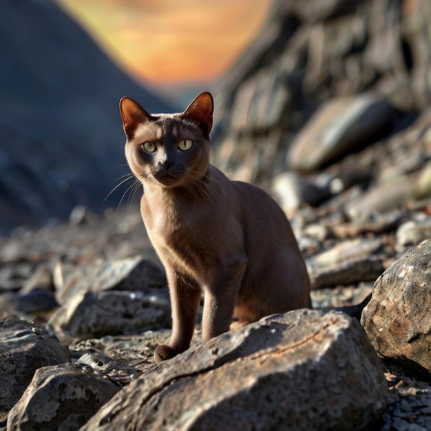 imagen de una gatita