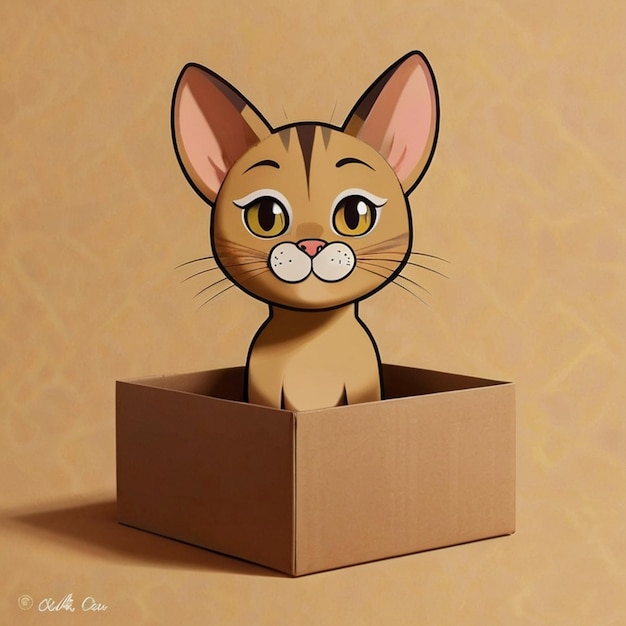 Vector imagen de una gatita