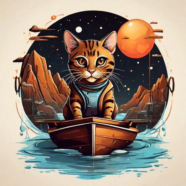 Vector imagen de una gatita