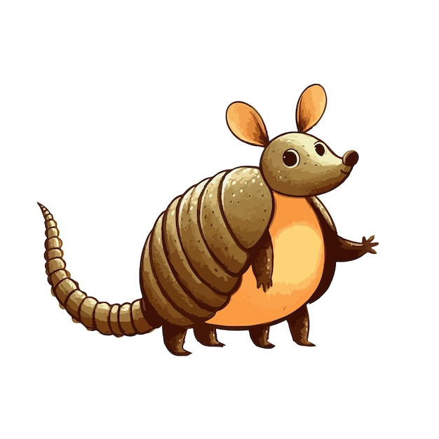 Imagen generada por un animal armadillo