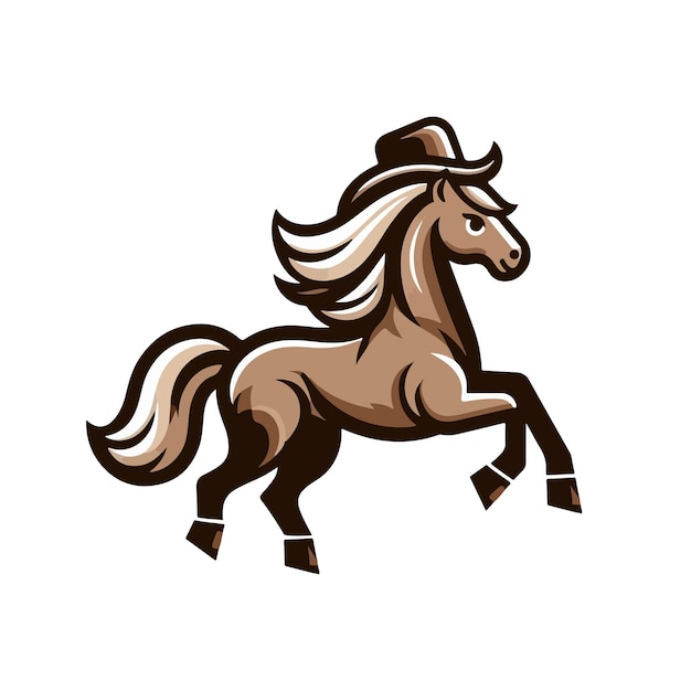 Vector imagen generada por un caballo