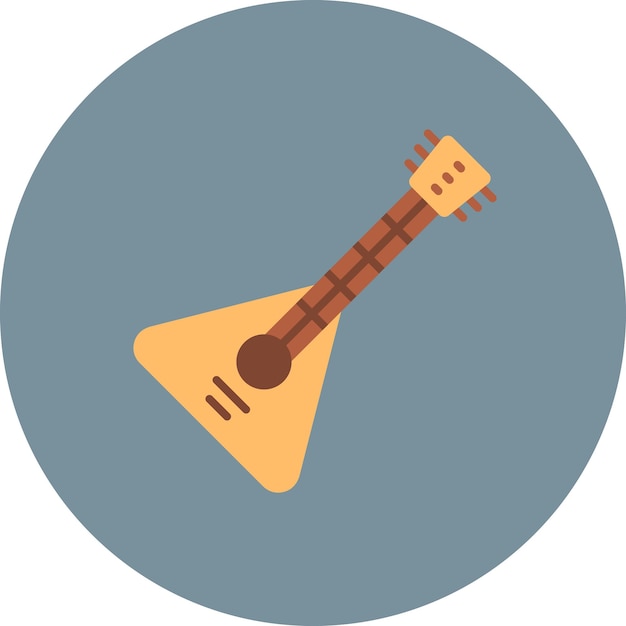 una imagen de una guitarra con un fondo azul