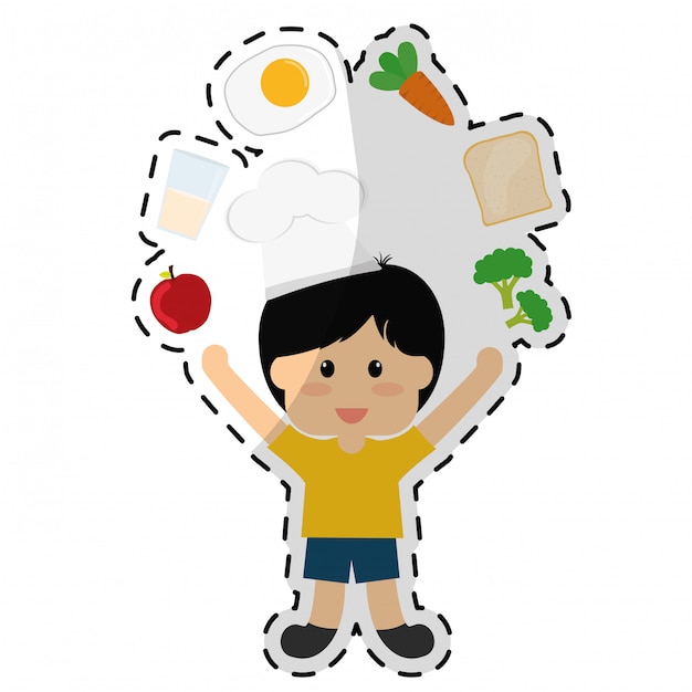 Vector imagen de icono de alimentación saludable