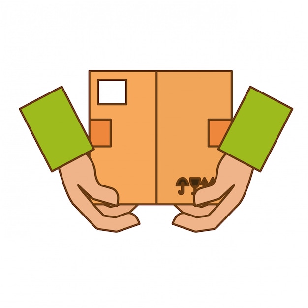 imagen de icono de caja de cartón
