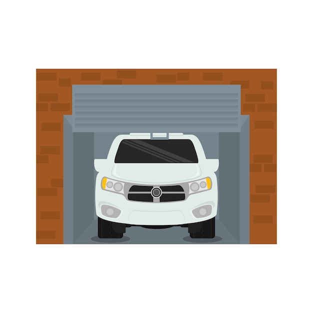 Vector imagen del icono del coche