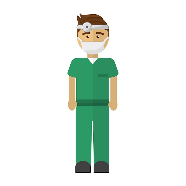 imagen de icono de doctor de hospital