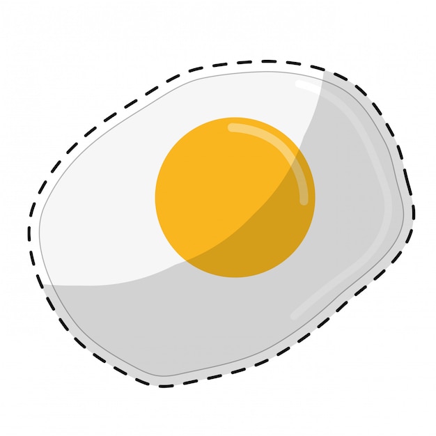 Imagen de icono de huevo frito