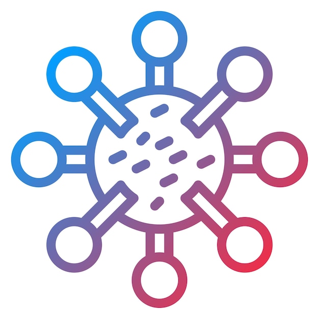 Imagen del icono del vector de la enfermedad Se puede utilizar para la dermatología