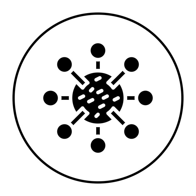 Imagen del icono del vector de la enfermedad Se puede utilizar para la dermatología
