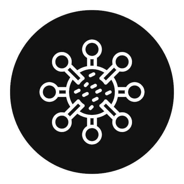 Imagen del icono del vector de la enfermedad Se puede utilizar para la dermatología