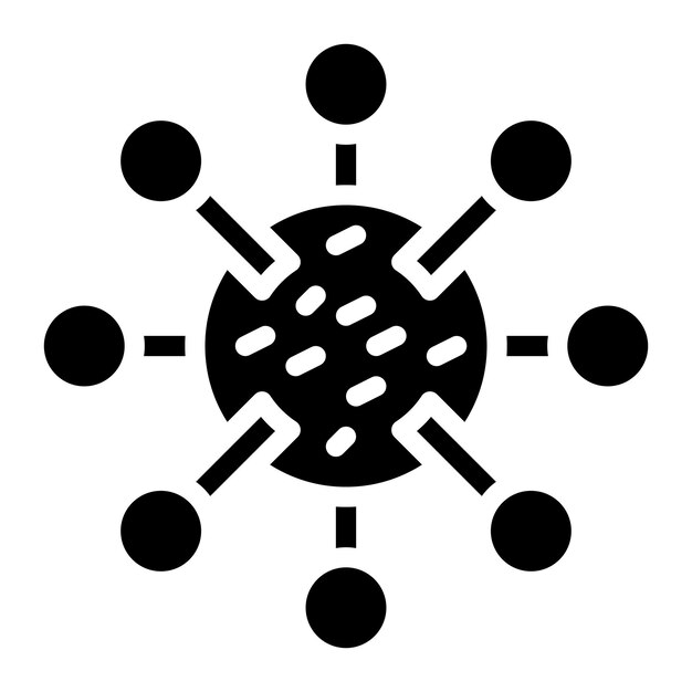 Imagen del icono del vector de la enfermedad Se puede utilizar para la dermatología