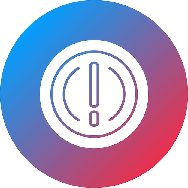 La imagen del icono del vector de riesgo se puede utilizar para la inversión