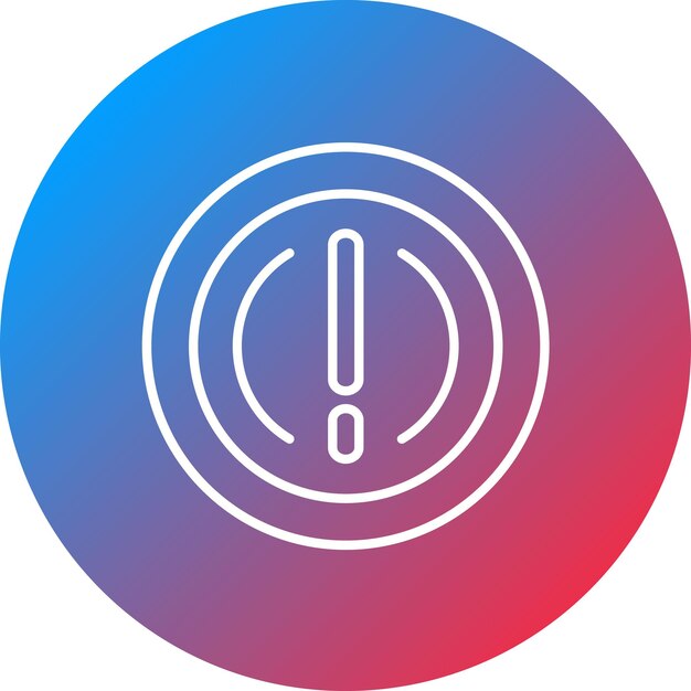 La imagen del icono del vector de riesgo se puede utilizar para la inversión
