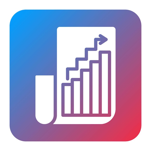 La imagen del icono vectorial de progreso se puede utilizar para el plan de acción