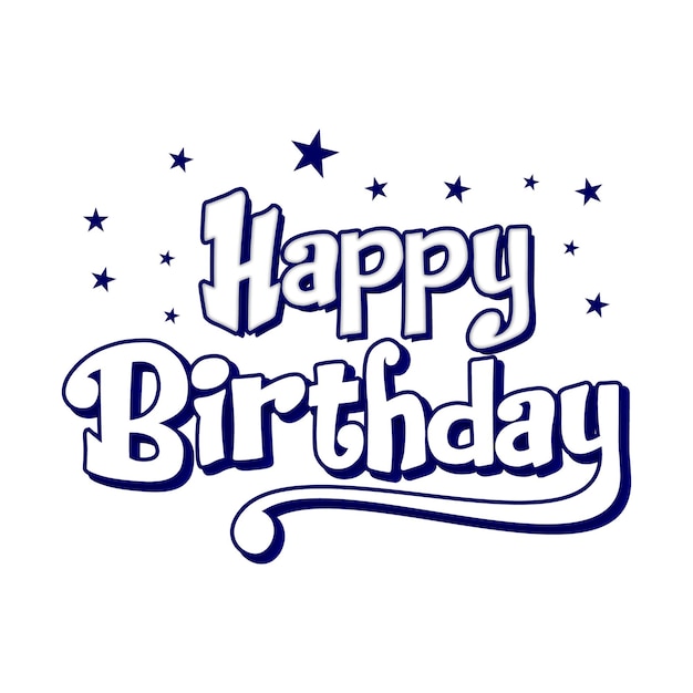 Imagen y ilustración vectorial de cumpleaños felices