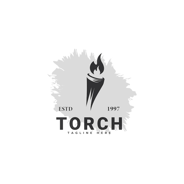 imagen de inspiración para el diseño del logotipo de la antorcha
