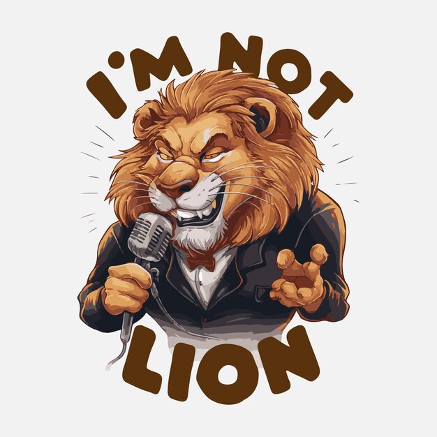 una imagen de un león con las palabras im no león