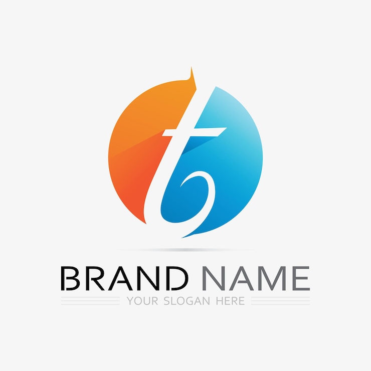 Vector imagen del logotipo de la letra t y vector gráfico de diseño de fuente t