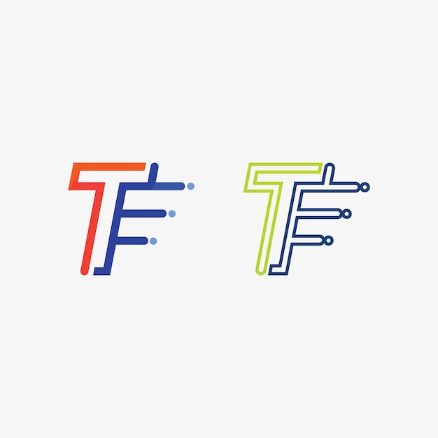 Imagen del logotipo de la letra T y vector gráfico de diseño de fuente T