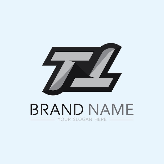 Imagen del logotipo de la letra T y vector gráfico de diseño de fuente T