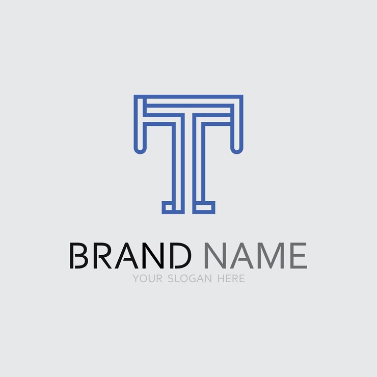 Vector imagen del logotipo de la letra t y vector gráfico de diseño de fuente t