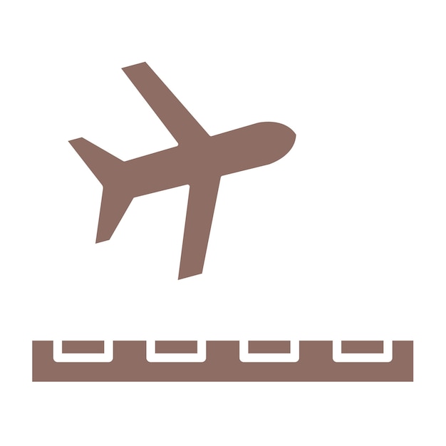 una imagen marrón y blanca de un avión con la palabra aire en él