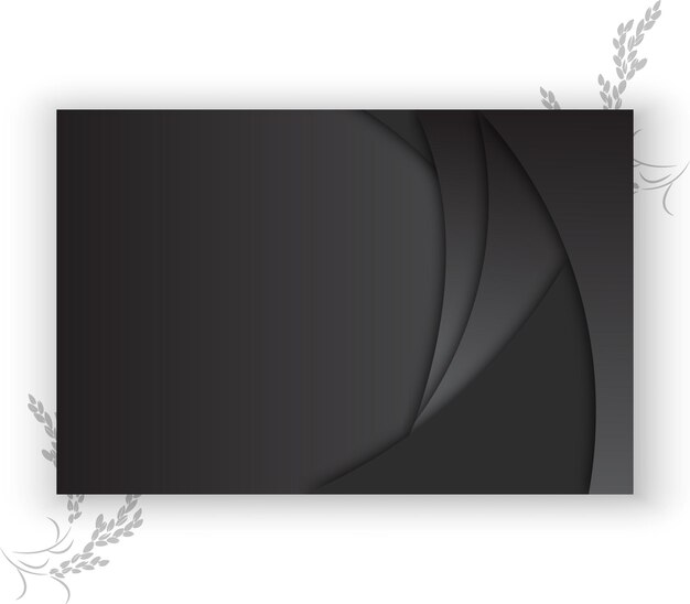 una imagen negra y gris de un marco negro y blanco con un patrón floral