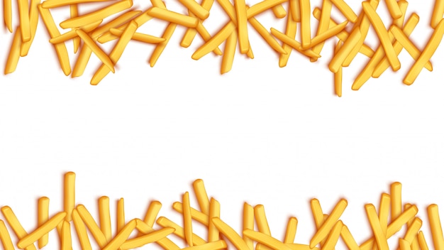 Vector imagen de papas fritas