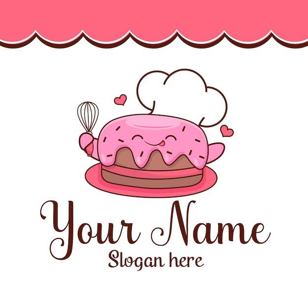 una imagen de un pastel con una imagen de una tarta con corazones y palabras su nombre en él