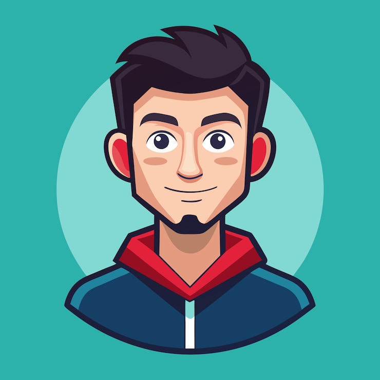Vector imagen de perfil de avatar de hombre aislada en el fondo imagen de profil de avatar para hombre