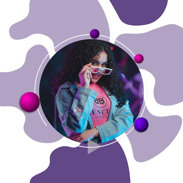 La imagen de perfil minimalista y geométrica de Judiths en TikTok