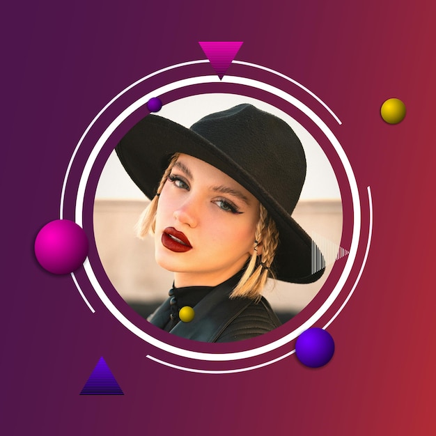 La imagen de perfil de TikTok es colorida