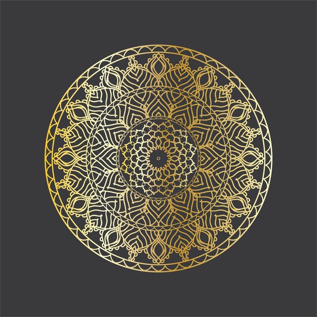 Imagen de plantilla de icono de vector de mandala