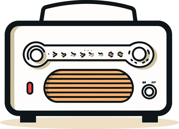 una imagen de una radio que tiene el número 7 en él